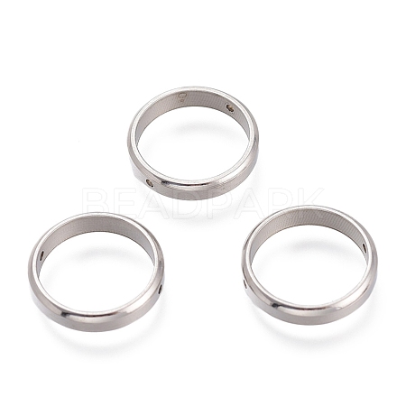 Tarnish Resistant 201 Stainless Steel Bead Frames STAS-O130-06P-1