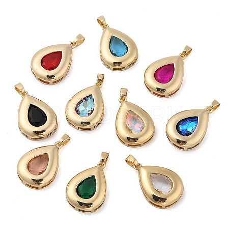 Rack Plating Brass Pendants KK-I710-03-1