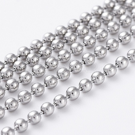 304 Stainless Steel Ball Chains CHS-O001-C-04-1