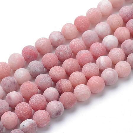Natural Jade Beads Strands G-T055-10mm-24-1