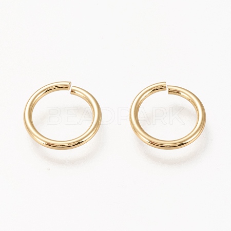 Brass Open Jump Ring KK-L006-017C-G-1