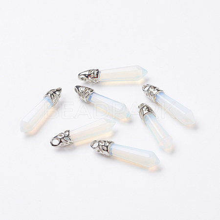 Opalite Pointed Pendants X-G-P309-07-1