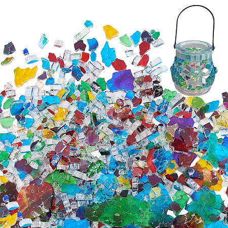 Glass Mosaic Cabochons DIY-WH0029-68-1