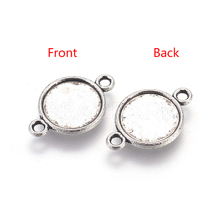 Alloy Cabochon Connector Settings LS-PALLOY-A13117-AS-NR-1