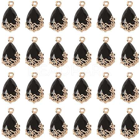 Transparent Glass Pendants GLAA-FZ0001-02C-1