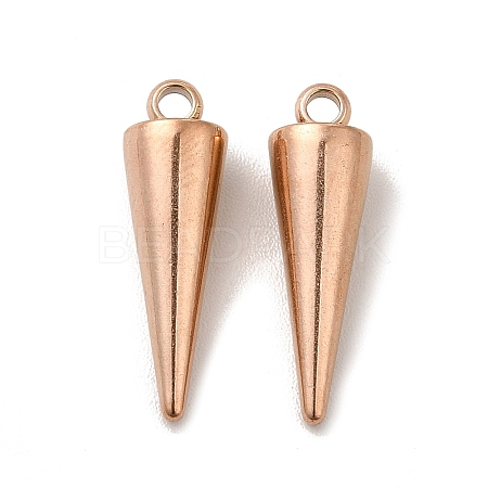 Ion Plating(IP) 201 Stainless Steel Pendants STAS-F290-01RG-1