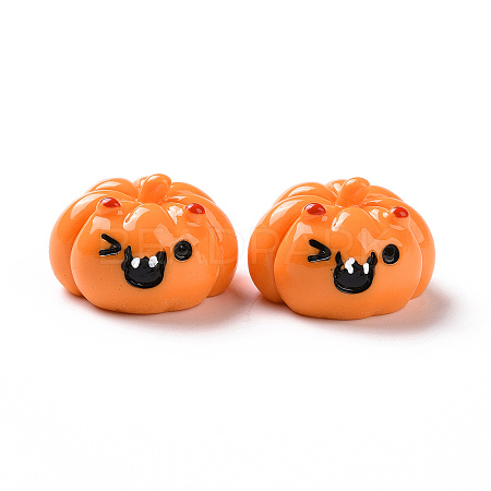 Halloween Opaque Resin Cabochons RESI-D063-15A-1