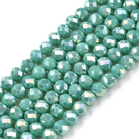Electroplate Glass Beads Strands LS-EGLA-A044-P3mm-B31-1