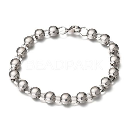 Tarnish Resistant 304 Stainless Steel Link Chain Bracelets BJEW-Z010-01P-1