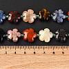 Mixed Natural Gemstone Flower Beads Strands G-L241B-07-6