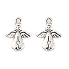 Tibetan Style Alloy Pendants TIBEP-S299-37AS-RS-1