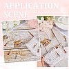24Pcs 6 Colors Guitar Alloy Enamel Pendant Locking Stitch Markers HJEW-SC00033-5