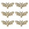 6Pcs Gothic Alloy Lapel Pins for Backpack Clothes JEWB-FH0002-83AG-1