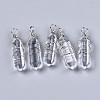 Transparent Glass Pendants GLAA-S130-35-1