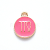 Alloy Enamel Pendants ENAM-S124-01B-03B-2