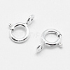 925 Sterling Silver Spring Ring Clasps STER-G019-02-S02-2