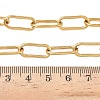 304 Stainless Steel Paperclip Chains Necklaces NJEW-Z102-02G-5