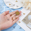 16Pcs 2 Colors 304 Stainless Steel Charms STAS-FH0002-48-3