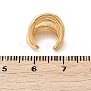 304 Stainless Steel Two-layer C-Shaped Cuff Earrings EJEW-M073-10G-3