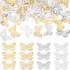 100Pcs 4 Colors Iron Pendants IFIN-TA0001-70-1