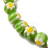 Handmade Millefiori Lampwork Beads Strands LAMP-G164-05M-3
