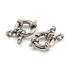 Non-Tarnish 304 Stainless Steel Spring Ring Clasps STAS-G190-17P-C-2