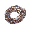 Electroplate Glass Beads Strands EGLA-A044-T2mm-L16-3