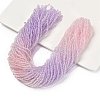 Transparent Painted Glass Beads Strands LS-DGLA-A034-T2mm-A05-1