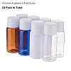BENECREAT 15ml PET Plastic Liquid Bottle Sets MRMJ-BC0001-64-4