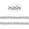 Tarnish Resistant 304 Stainless Steel Rolo Chains STAS-O076-02-7