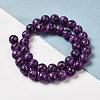 Synthetic Gemstone Dyed Beads Strands G-P507-03B-03-2