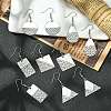 Non-Tarnish 304 Stainless Steel Geometry Dangle Earrings EJEW-JE05565-02-2