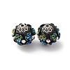 Handmade Resin Indonesia Round Beads IPDL-P005-24AS-02-1