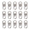 Alloy Double Eye Swivel Clasps PALLOY-E385-14P-1
