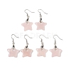 Natural & Synthetic Mixed Stone Dangle Earrings EJEW-F343-C-2