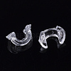 Transparent AS Plastic Base Buckle Hair Findings FIND-T064-007A-01-3