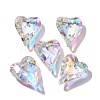 AB Color Plated Glass Pendants GLAA-I057-27A-1