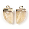 Natural Topaz Jade Pendants G-N326-57H-2