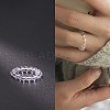 Glass Stretchy Finger Rings FS-WG01730-01-1