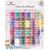 24 Colors Grade A Glass Seed Beads Sets SEED-PH0004-03-8