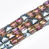 Electroplate Glass Beads Strands EGLA-S176-03-B01-1