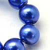 Baking Paint Pearlized Glass Pearl Round Bead Strands HY-Q003-12mm-28-3