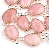 Natural White Jade Links connectors G-S344-02M-1