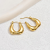 Stainless Steel Thick Hoop Earrings CU4807-1-1