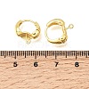 Brass Huggie Hoop Earring Findings KK-C258-06B-G-3