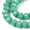 Opaque Solid Color Glass Beads Strands EGLA-A034-P6mm-D31-3