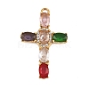 304 Stainless Steel Rhinestone Pendants STAS-P430-02G-02-1