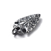 925 Sterling Silver Pendants with Jump Rings STER-R001-03S-03-2