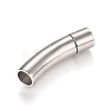 Tarnish Resistant 304 Stainless Steel Bayonet Clasps X-STAS-L238-004A-P-2