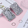 Plastic Mirror HJEW-WH0673-18-3